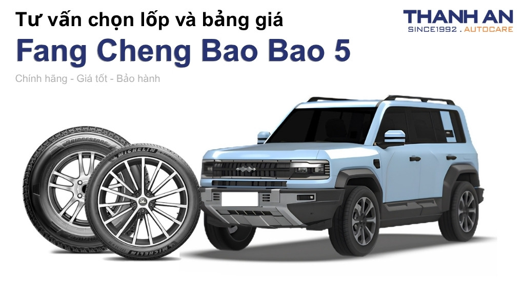 Lốp xe Fang Cheng Bao Bao 5 giá bao nhiêu? Sử dụng các kích thước nào?