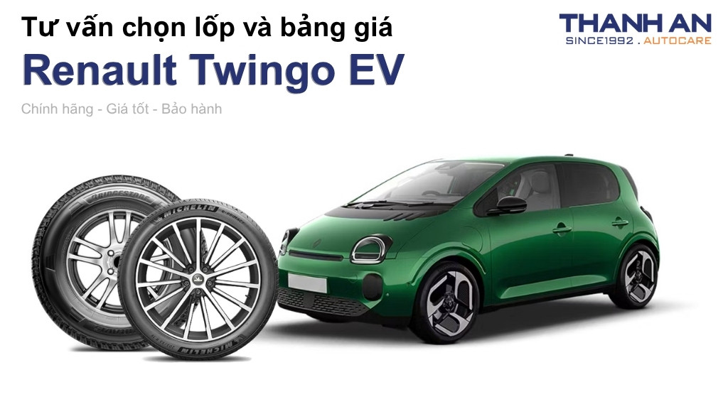 Lốp xe Renault Twingo EV giá bao nhiêu? Sử dụng các kích thước nào?