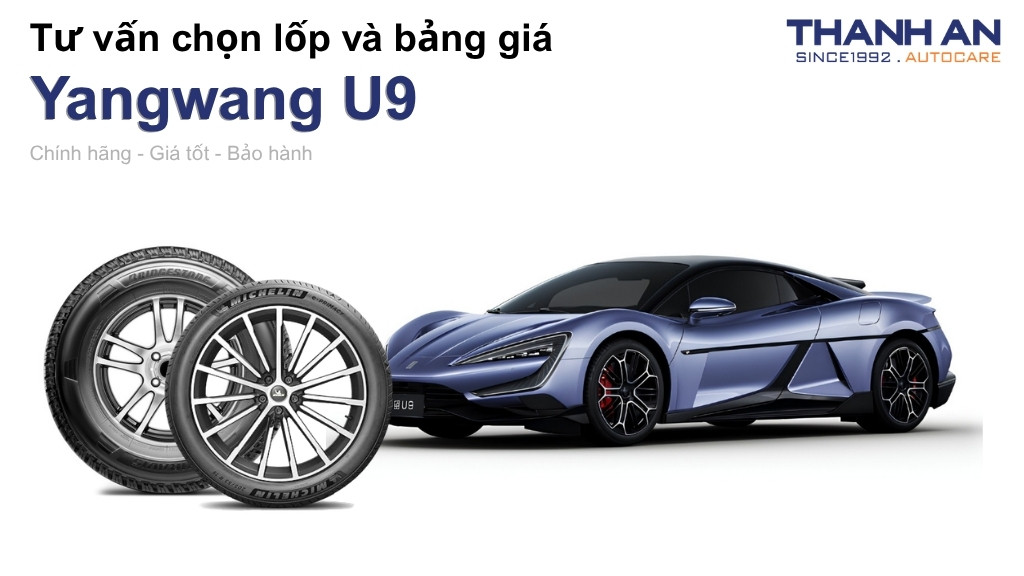 Lốp xe Yangwang U9 giá bao nhiêu? Sử dụng các kích thước nào?
