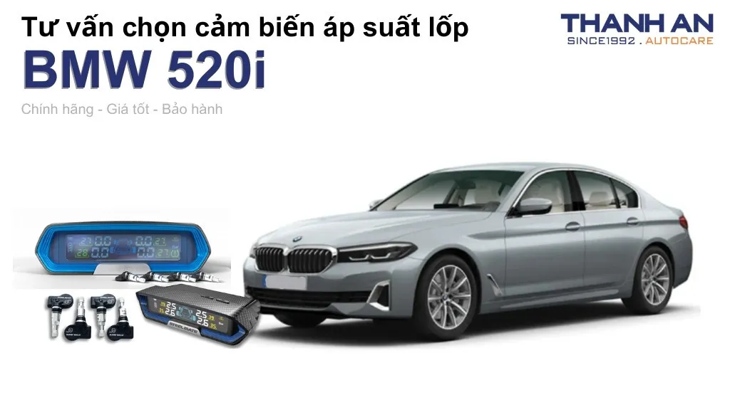 Cảm biến áp suất lốp xe BMW 520i loại nào tốt? Bảng giá mới nhất