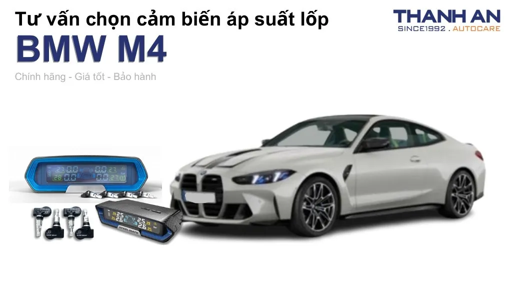 Cảm biến áp suất lốp xe BMW M4 loại nào tốt? Bảng giá mới nhất