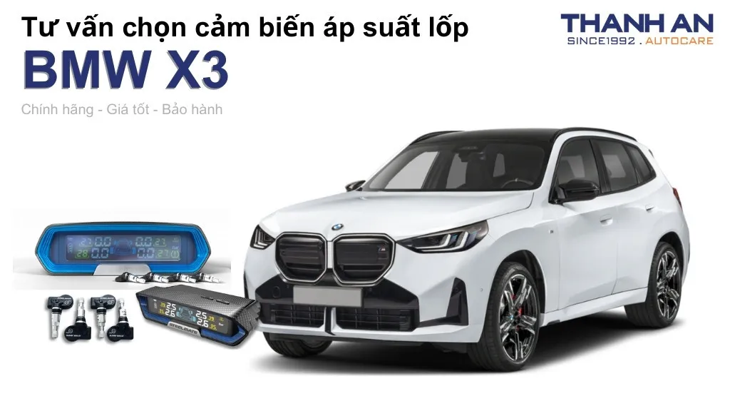 Cảm biến áp suất lốp xe BMW X3 loại nào tốt? Bảng giá mới nhất