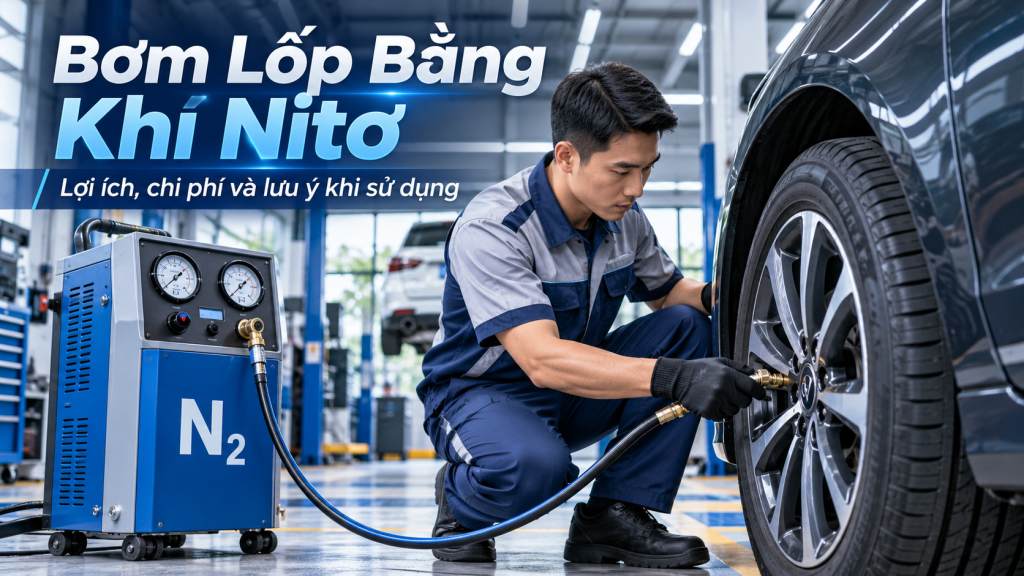 Bơm khí Nitơ cho lốp ô tô: Công nghệ hữu ích hay chỉ là trào lưu?