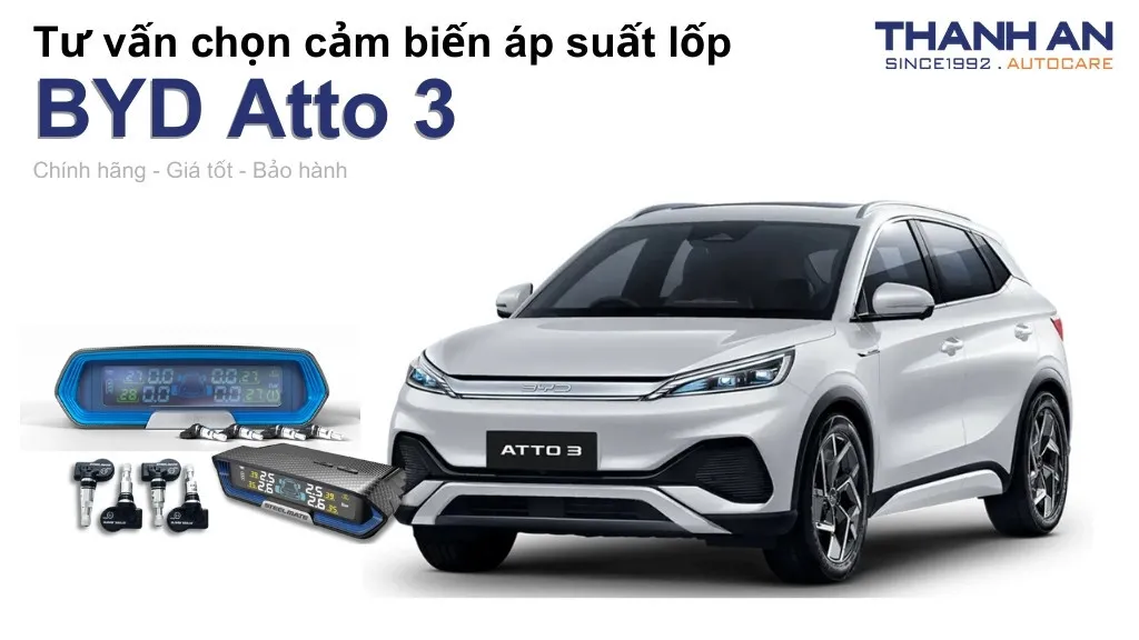 Cảm biến áp suất lốp xe BYD Atto 3 loại nào tốt? Bảng giá mới nhất