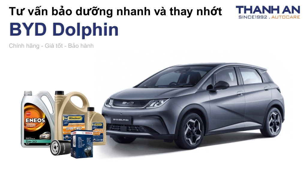 Dầu nhớt xe BYD Dolphin loại nào tốt? Bảng giá mới nhất