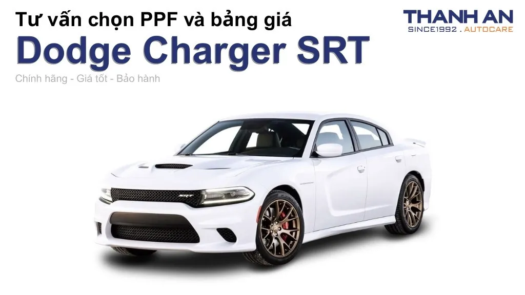 Dán PPF xe Dodge Charger SRT loại nào tốt? Bảng giá mới nhất