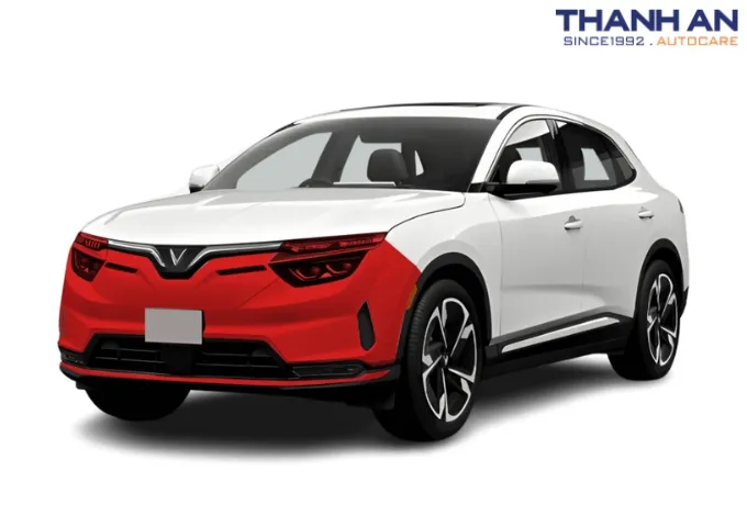 Gói dán PPF toàn bộ cản trước giúp bảo vệ khu vực dễ trầy xước