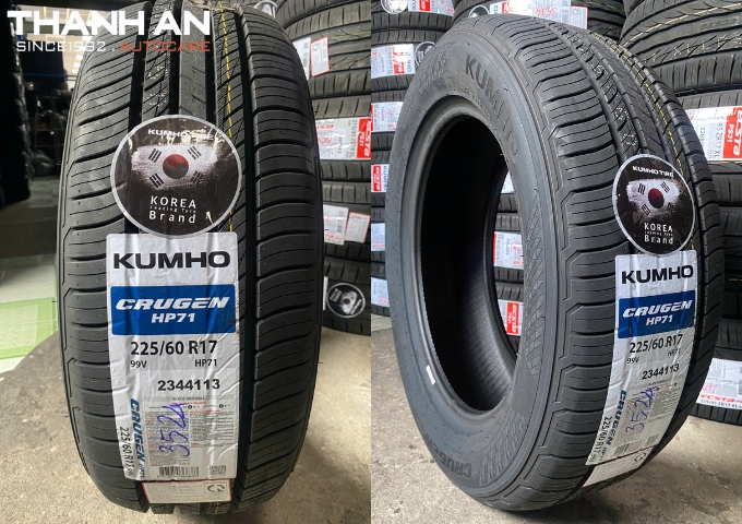 Giao lốp đi Bình Dương - Lốp Kumho 225/60R17 Crugen HP71