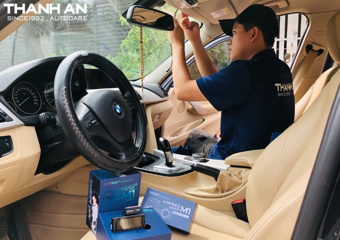 Lắp đặt camera hành trình M1