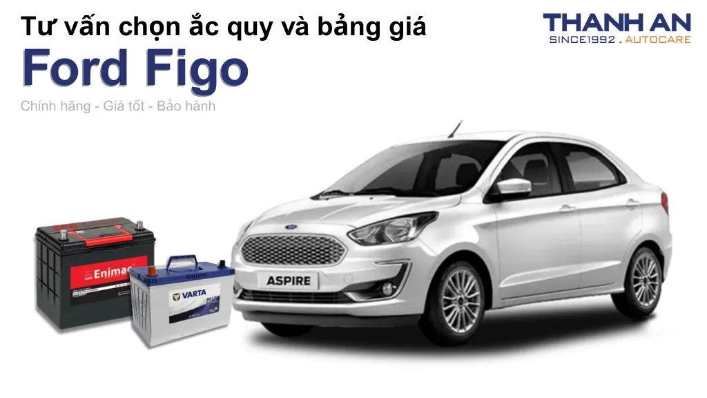 Bình ắc quy xe Ford Figo loại nào tốt? Bảng giá mới nhất