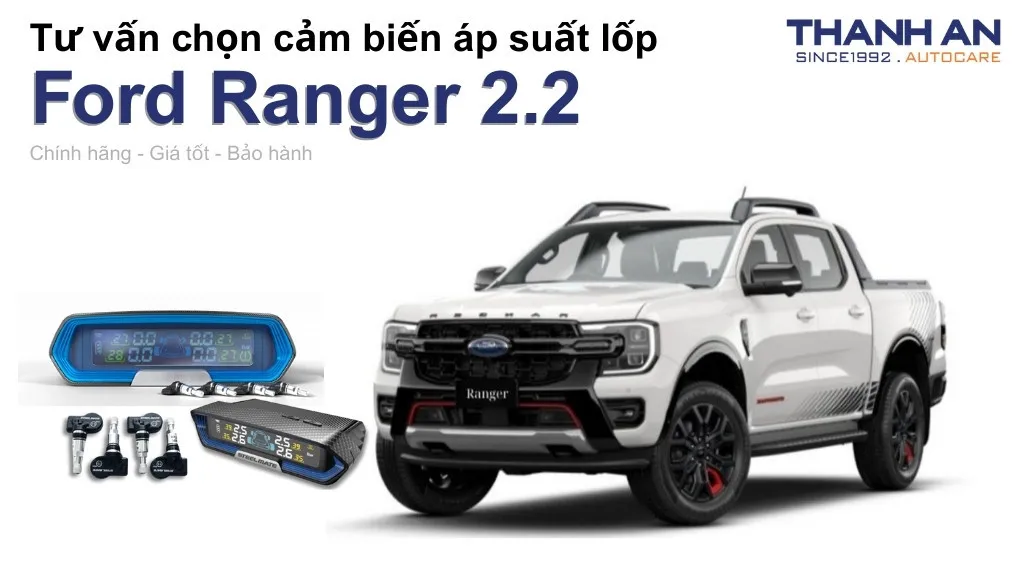 Cảm biến áp suất lốp xe Ford Ranger 2.2 loại nào tốt? Bảng giá mới nhất