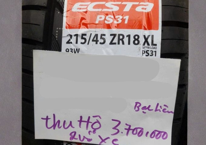 Đàm phán và chốt đơn 2 lốp Kumho 215/45R18 đi Bạc Liêu