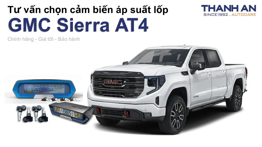 Cảm biến áp suất lốp xe GMC Sierra AT4 loại nào tốt? Bảng giá mới nhất
