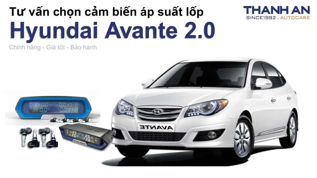 Cảm biến áp suất lốp xe Hyundai Avante 2.0 loại nào tốt? Bảng giá mới nhất