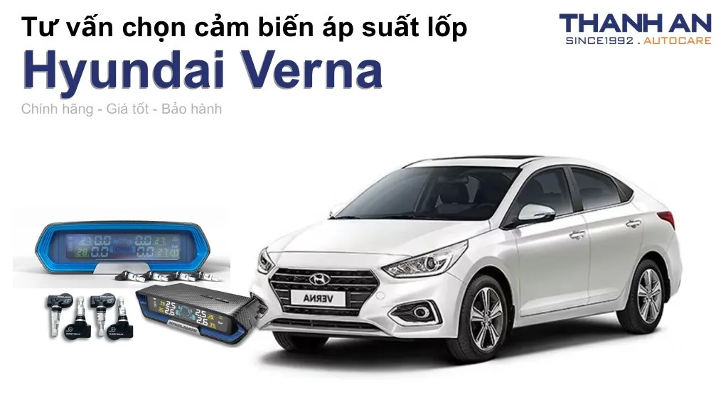 Cảm biến áp suất lốp xe Hyundai Verna loại nào tốt? Bảng giá mới nhất