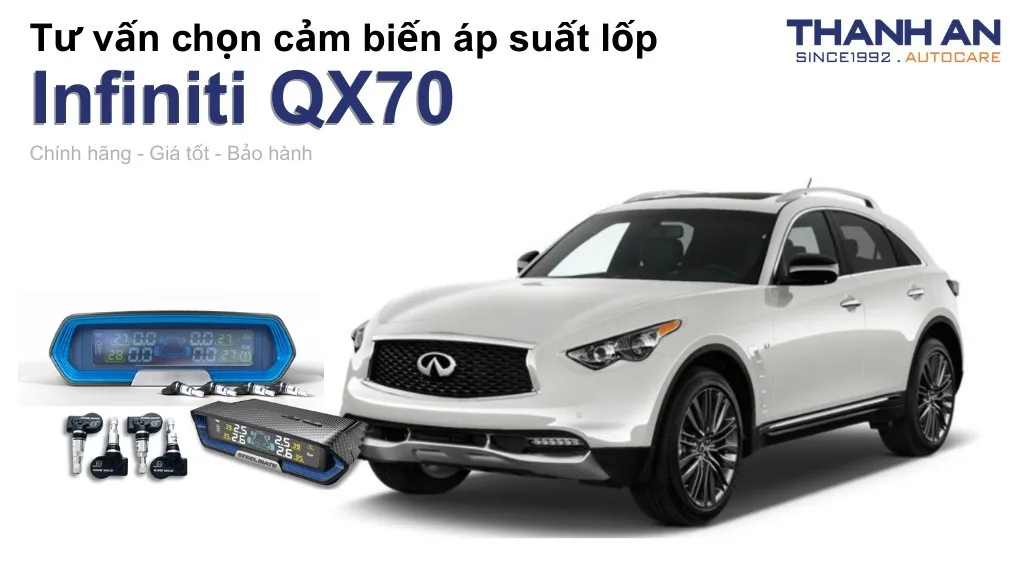 Cảm biến áp suất lốp xe Infiniti QX70 loại nào tốt? Bảng giá mới nhất