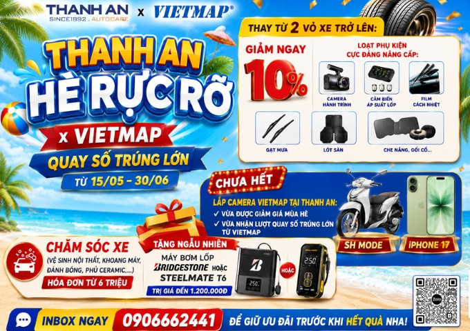 Thanh An Hè Rực Rỡ x VIETMAP Quay Số Trúng Lớn