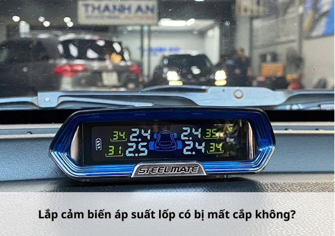Lắp cảm biến áp suất lốp có bị mất cắp không? Cách giữ