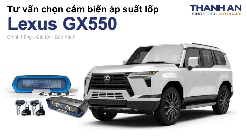 Cảm biến áp suất lốp xe Lexus GX550 loại nào tốt? Bảng giá mới nhất
