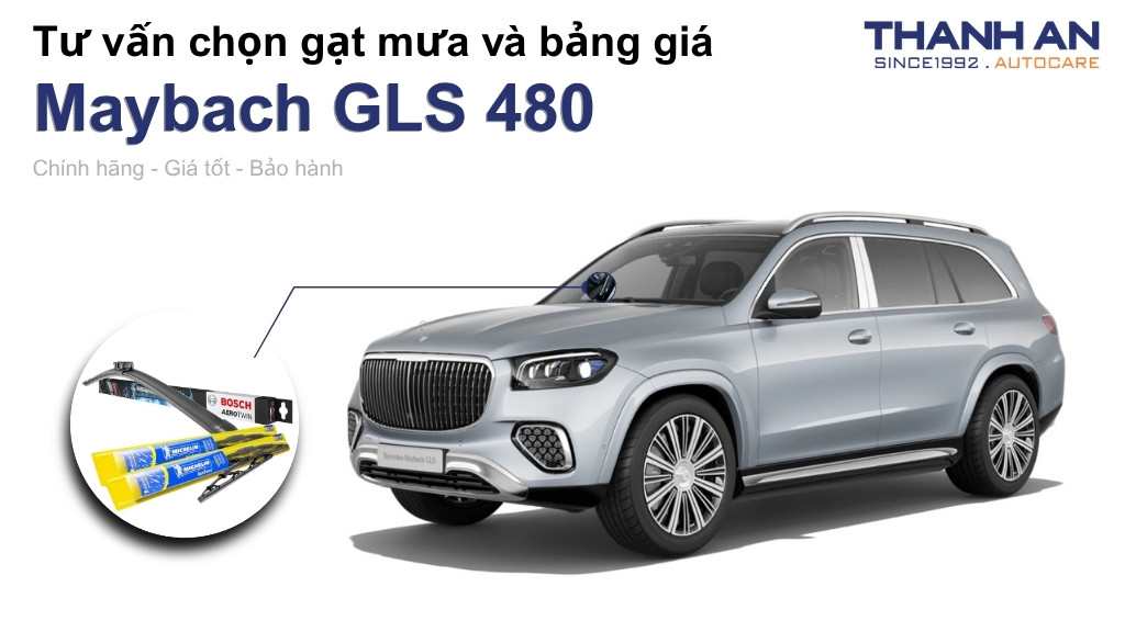 Gạt mưa xe Maybach GLS 480 loại nào tốt? Bảng giá mới nhất