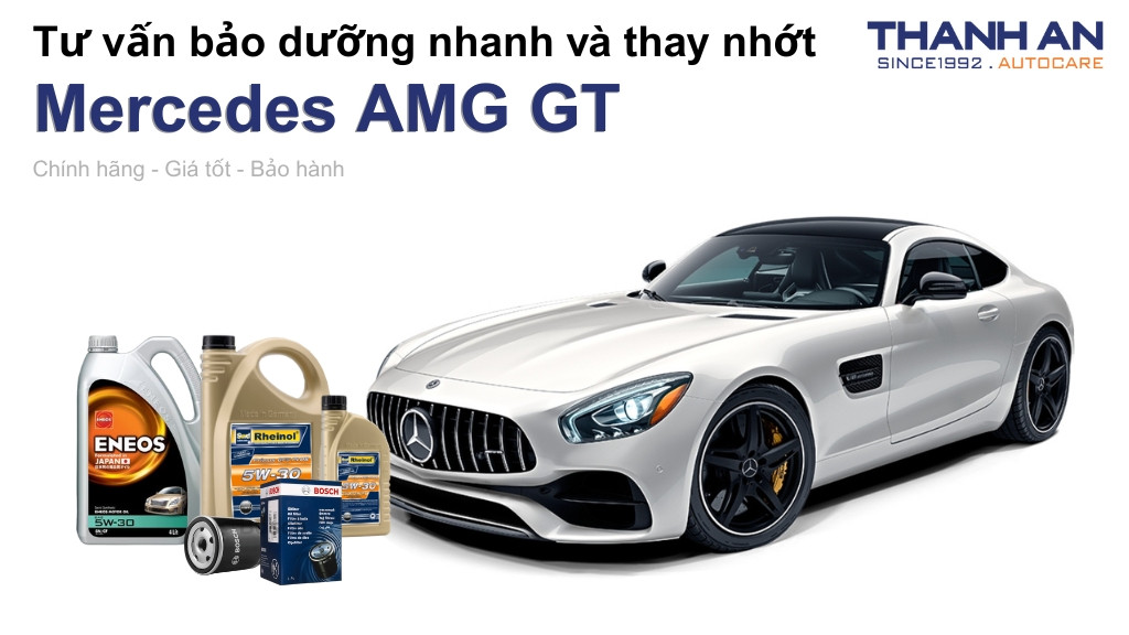 Dầu nhớt xe Mercedes AMG GT loại nào tốt? Bảng giá mới nhất