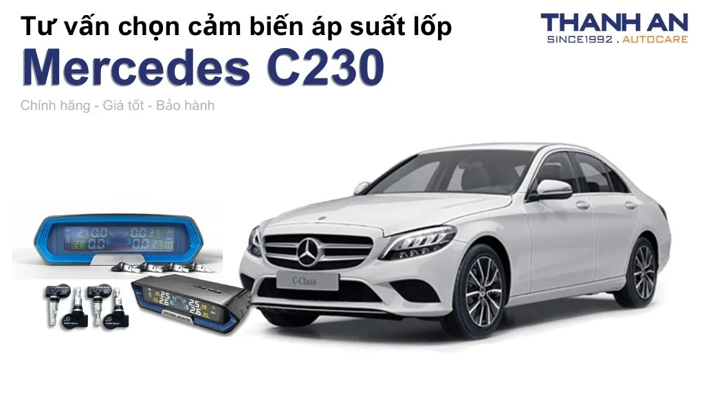 Cảm biến áp suất lốp xe Mercedes C230 loại nào tốt? Bảng giá mới nhất