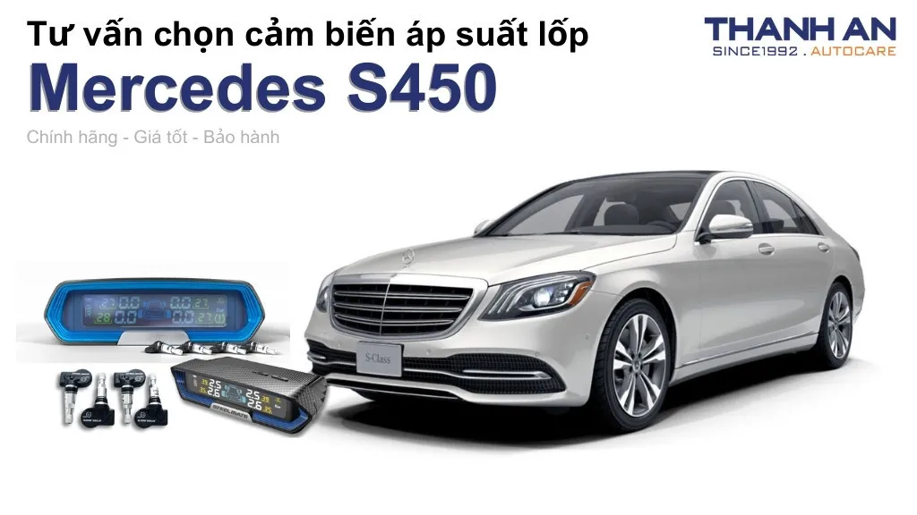 Cảm biến áp suất lốp xe Mercedes S450 loại nào tốt? Bảng giá mới nhất
