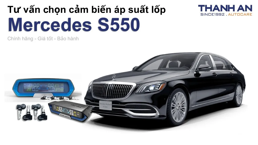Cảm biến áp suất lốp xe Mercedes S550 loại nào tốt? Bảng giá mới nhất