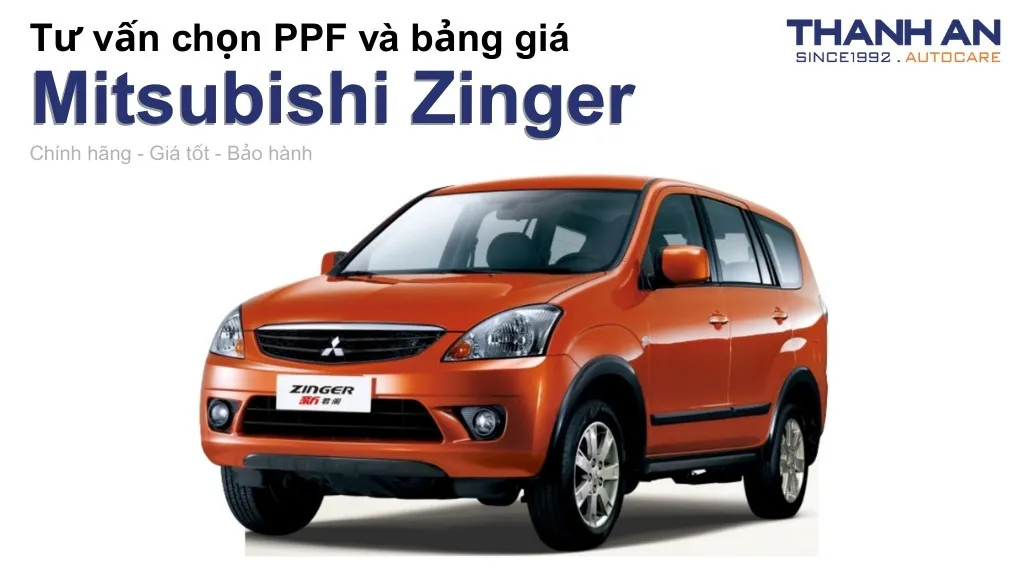 Dán PPF xe Mitsubishi Zinger loại nào tốt? Bảng giá mới nhất