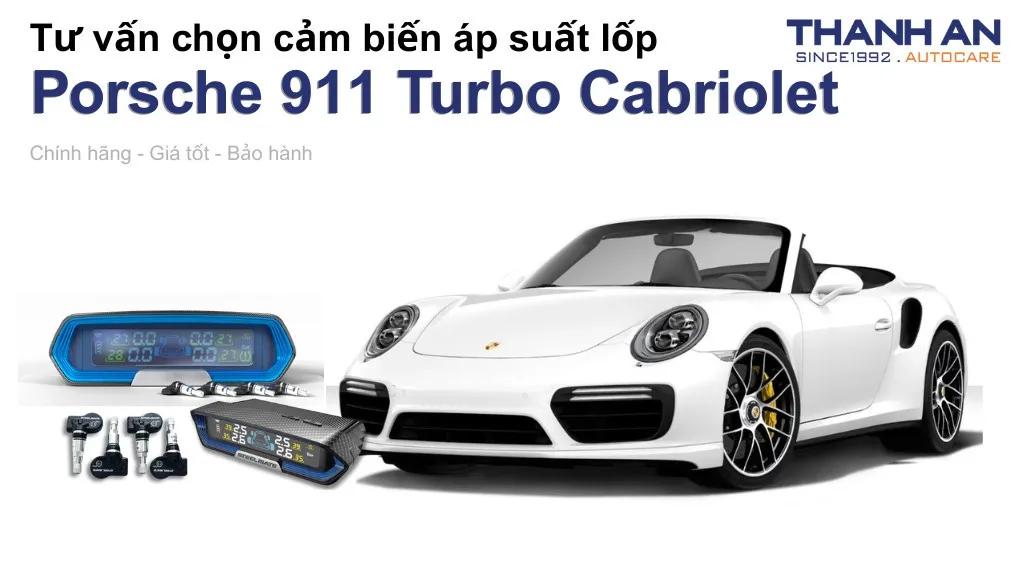 Cảm biến áp suất lốp xe Porsche 911 Turbo Cabriolet loại nào tốt? Bảng giá mới nhất