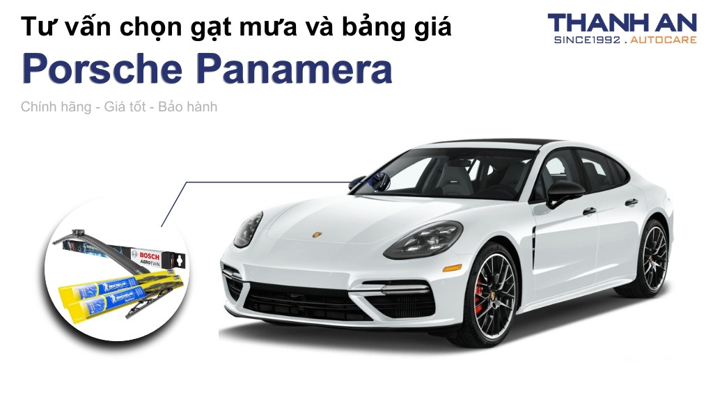 Gạt mưa xe Porsche Panamera loại nào tốt? Bảng giá mới nhất