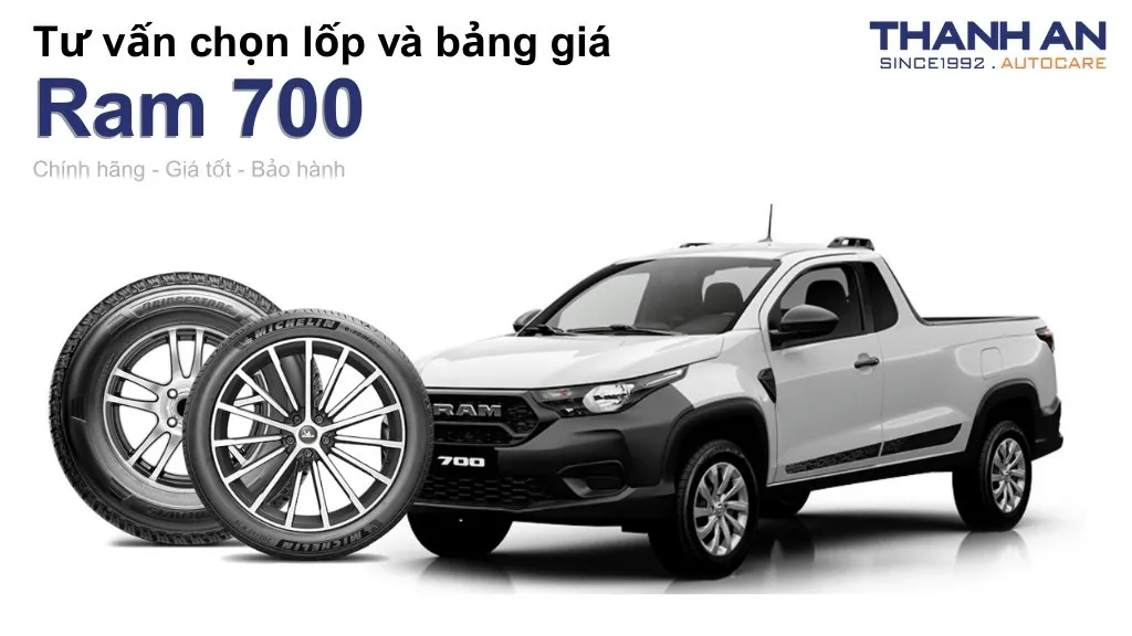 Lốp xe Ram 700 giá bao nhiêu? Sử dụng các kích thước nào?