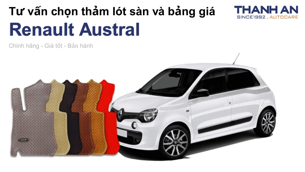 Thảm lót sàn xe Renault Austral loại nào tốt? Bảng giá mới nhất