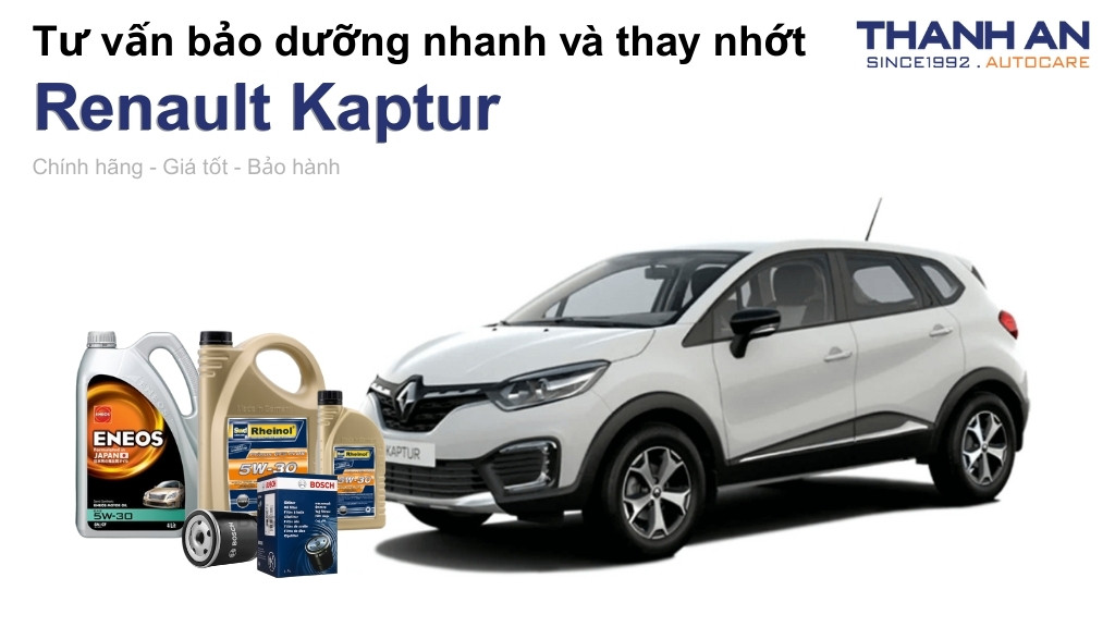 Dầu nhớt xe Renault Kaptur loại nào tốt? Bảng giá mới nhất