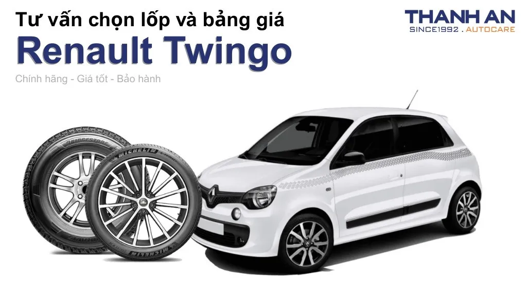 Lốp xe Renault Twingo giá bao nhiêu? Sử dụng các kích thước nào?