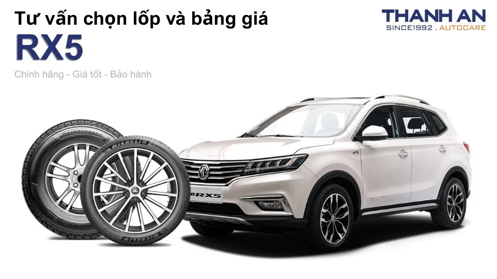 Lốp xe RX5 giá bao nhiêu? Sử dụng các kích thước nào?