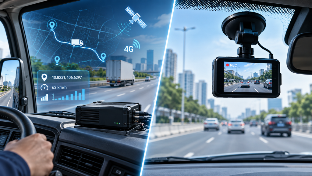 So Sánh Thiết Bị Giám Sát Hành Trình Và Camera Hành Trình