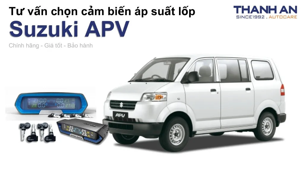 Cảm biến áp suất lốp xe Suzuki APV loại nào tốt? Bảng giá mới nhất