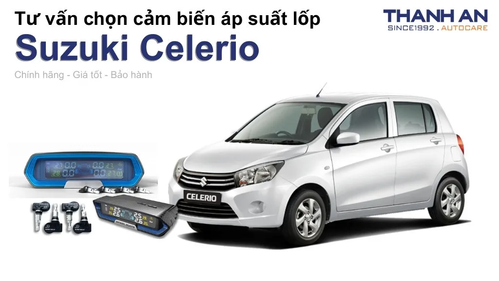 Cảm biến áp suất lốp xe Suzuki Celerio loại nào tốt? Bảng giá mới nhất