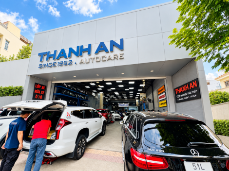 cửa hàng Thanh An Autocare quận 7 tphcm chuyen thay Lốp xe o to cham soc xe o to min