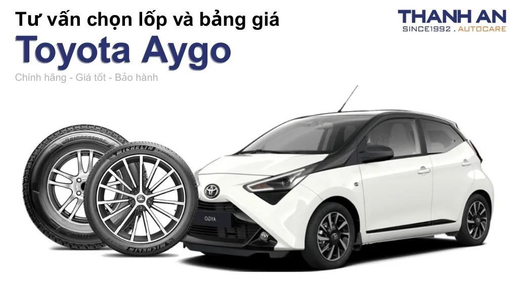 Lốp xe Toyota Aygo giá bao nhiêu? Sử dụng các kích thước nào?