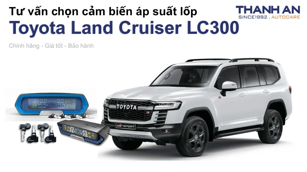 Cảm biến áp suất lốp xe Toyota Land Cruiser LC300 loại nào tốt? Bảng giá mới nhất