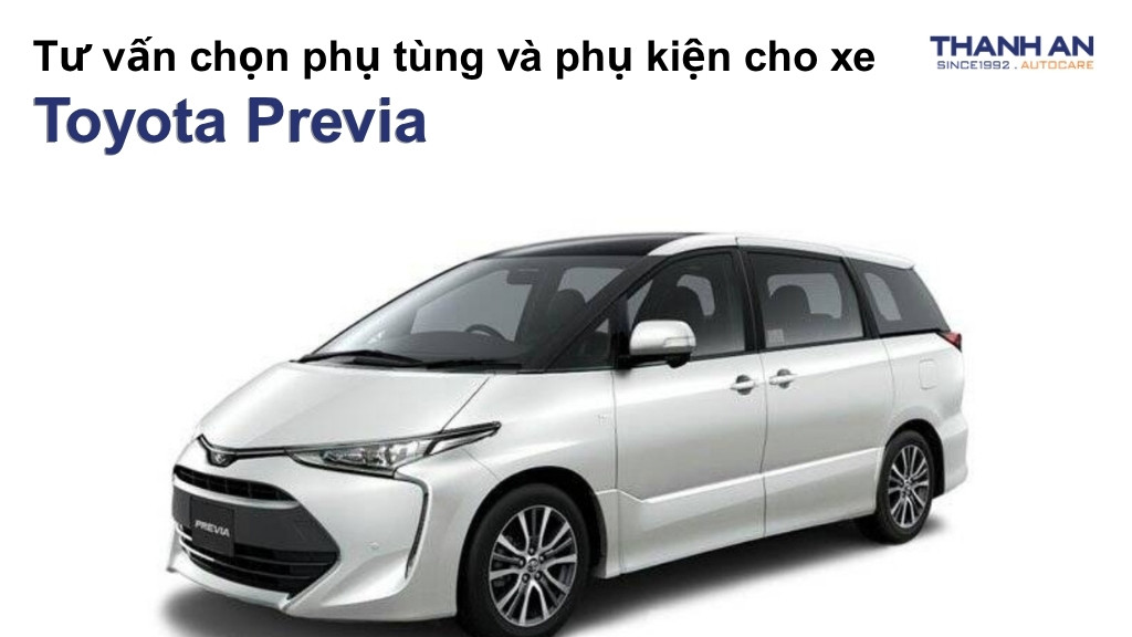 Phụ tùng và phụ kiện xe Toyota Previa