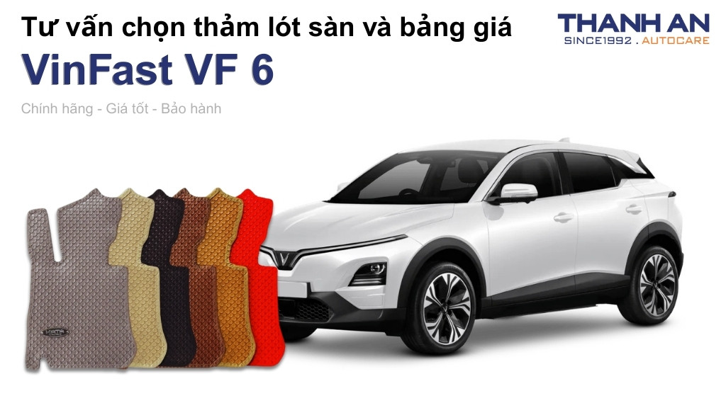 Thảm lót sàn xe VinFast VF 6 loại nào tốt? Bảng giá mới nhất