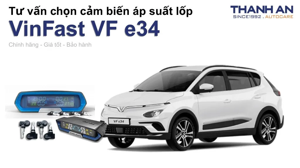 Cảm biến áp suất lốp xe VinFast VF e34 loại nào tốt? Bảng giá mới nhất
