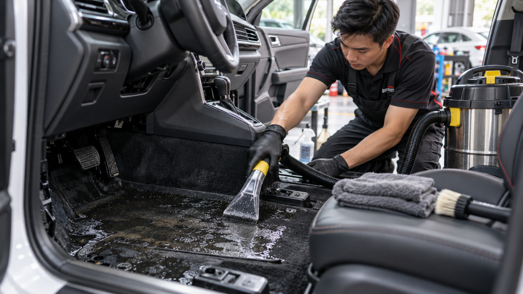 Xe Bị Nước Vào Sàn: Cách Xử Lý Ẩm Mốc Và Khử Mùi Hôi