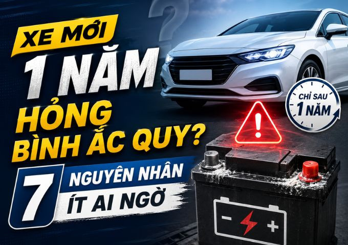Xe Mới 1 Năm Hỏng Bình Ắc Quy: Nguyên Nhân & Cách Khắc Phục