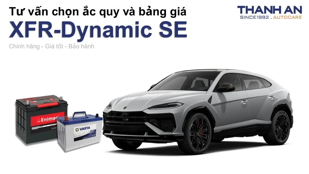 Bình ắc quy xe XFR-Dynamic SE loại nào tốt? Bảng giá mới nhất