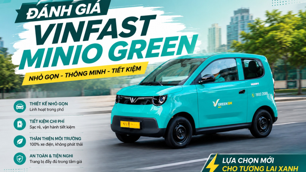 Đánh Giá VinFast Minio Green Thực Tế: Ưu, Nhược Điểm, Pin, Chi Phí Vận Hành